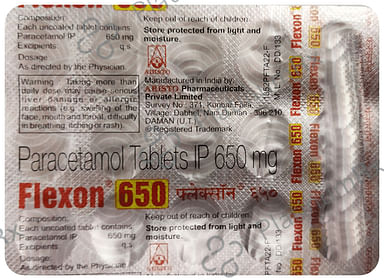 Flexon 650mg Tablet 15s