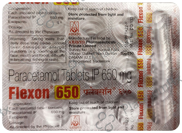 Flexon 650mg Tablet 15s