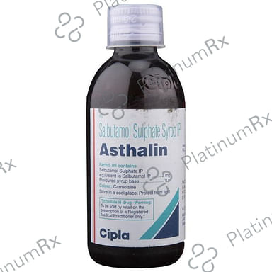 Asthalin 2mg Syrup 100ml