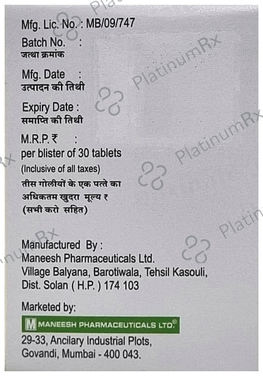 Doxinate Plus Tablet 30s