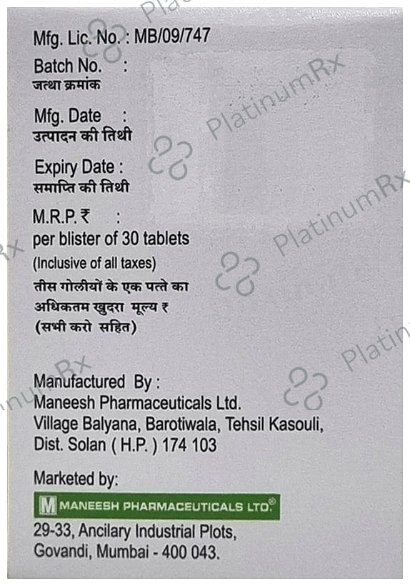 Doxinate Plus Tablet 30s