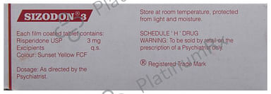Sizodon 3mg Tablet 10s