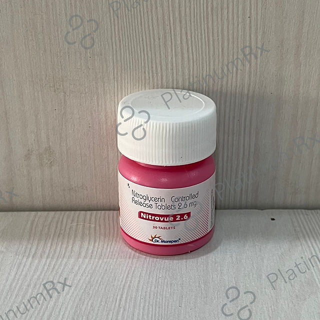 Nitrovue 2.6mg CR Tablet 30s