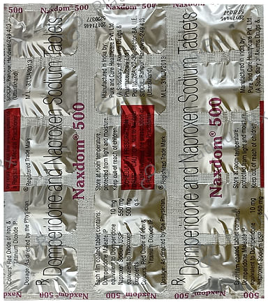 Naxdom 500/10mg Tablet 15s