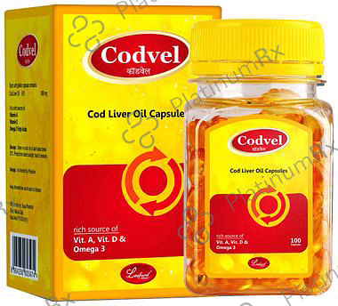 Codvel Cod Liver Oil 300mg Capsule 100s