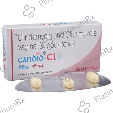 Candid CL 100/200mg Vaginal Suppository 3s