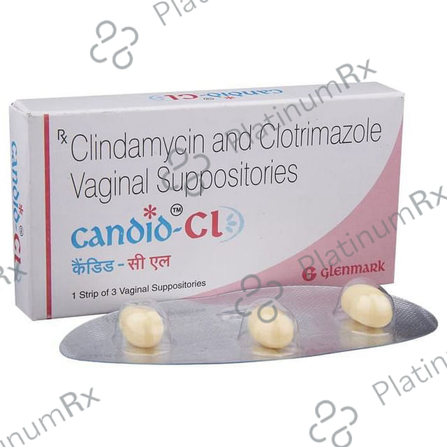 Candid CL 100/200mg Vaginal Suppository 3s