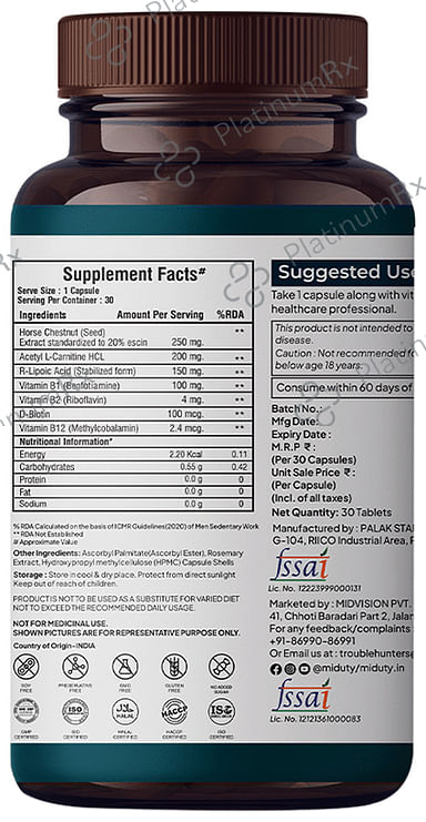 Miduty Nerve Pain Relief Capsule