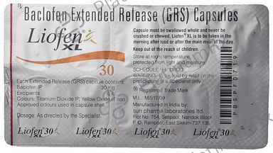 Liofen XL 30mg Capsule ER 10s