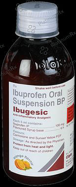 Ibugesic 100mg Orange Oral Suspension 100ml