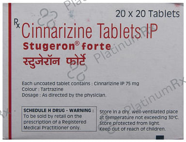 Stugeron Forte 75mg Tablet 20s