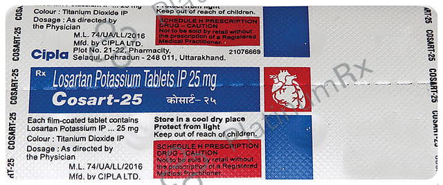 Cosart 25mg Tablet 10s