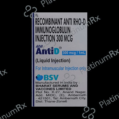 AntiD 300mcg/ml Injection 1s
