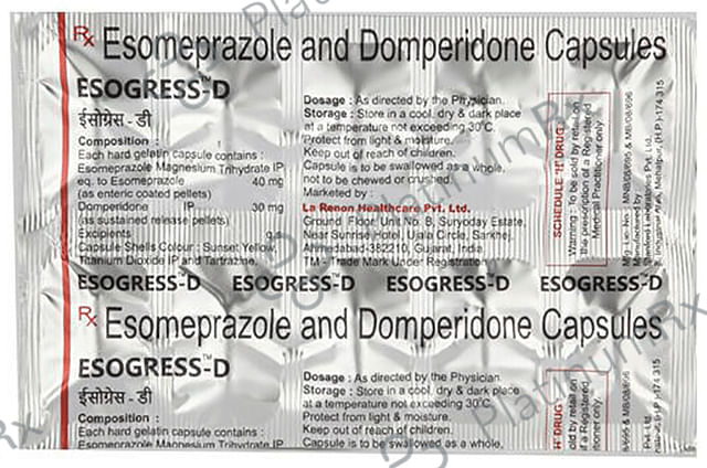 Esogress D 30/40mg Capsule SR 10s