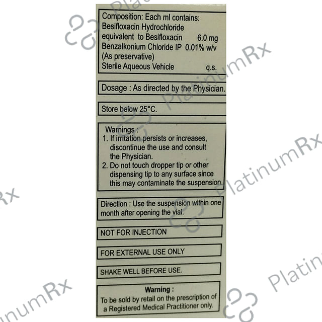 Besix 0.6% Eye Drop 5ml