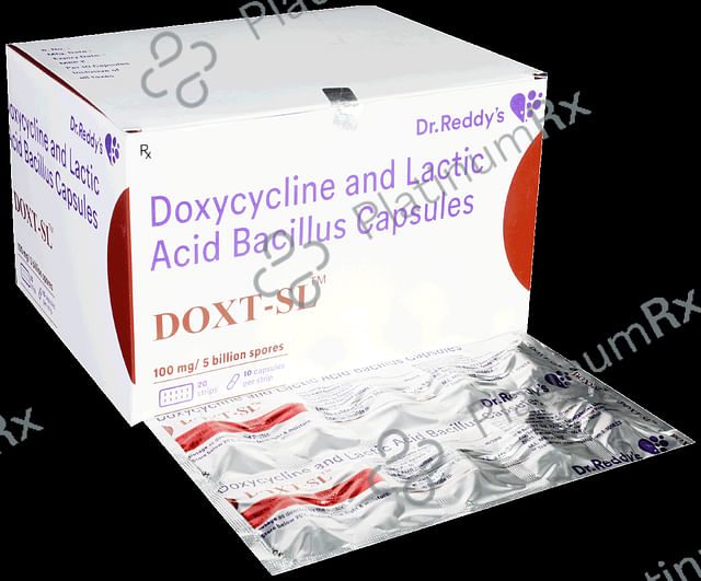 Doxt SL 100mg/5B Capsule 10s