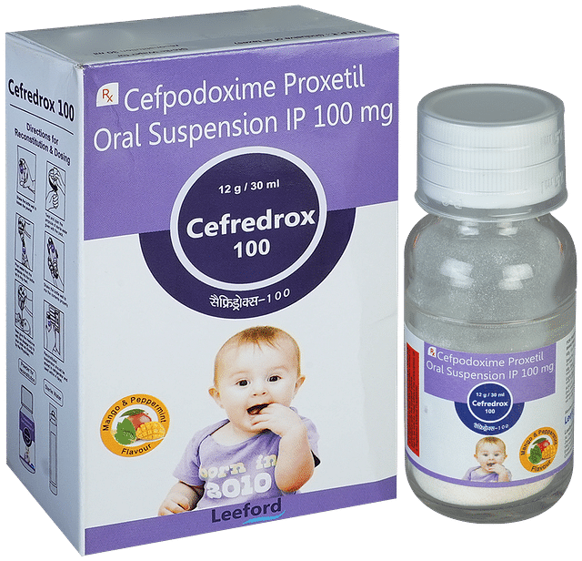 Cefredrox 100mg Oral Suspension 30ml