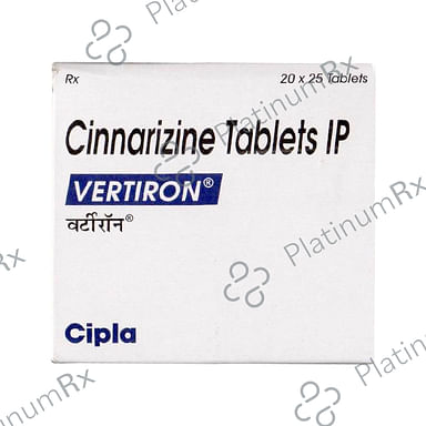 Vertiron 25mg Tablet 25s