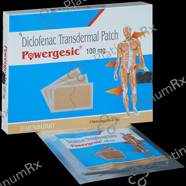 Powergesic 100mg Transdermal Patch 3s