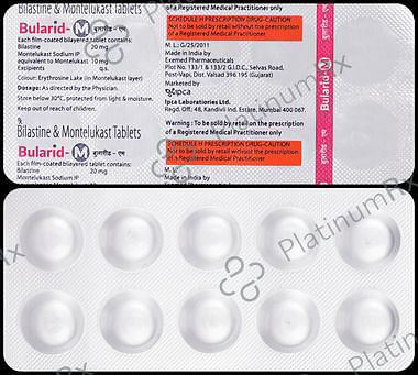 Bularid M 20/10mg Tablet 10s