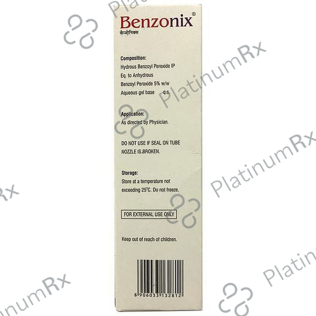 Benzonix 5% Gel Wash 50gm