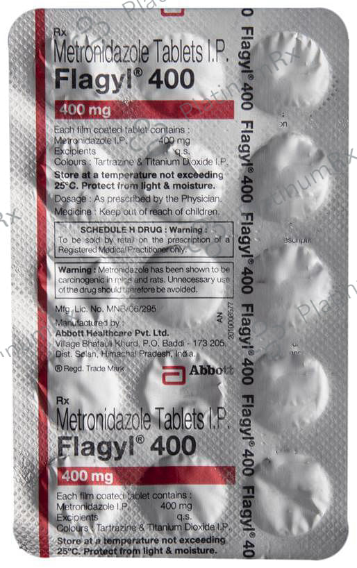 Flagyl 400mg Tablet 15s