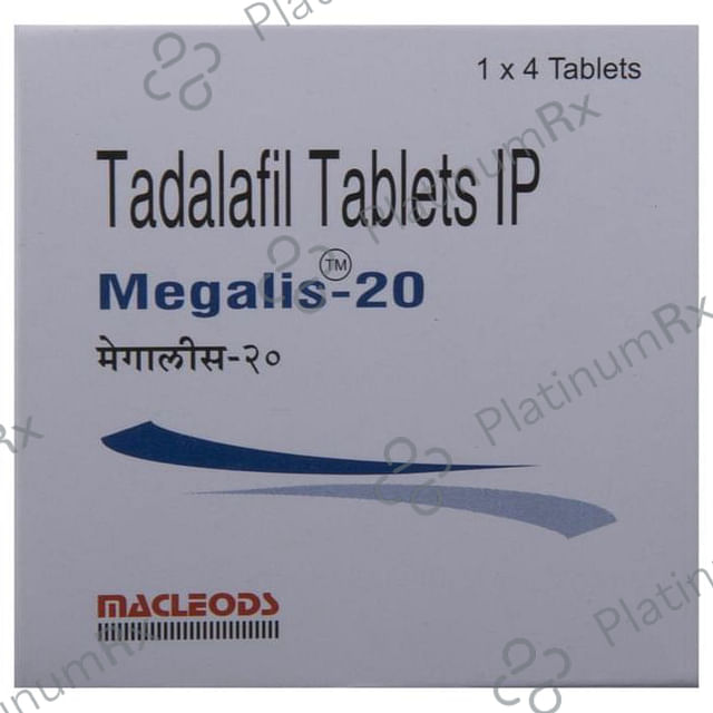 Megalis 20mg Tablet 4s