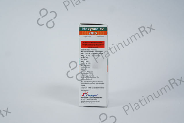 Moxydoc CV DDS Vanilla Oral Suspension 30ml