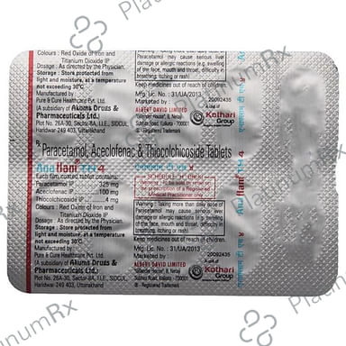 Anaflam TH 4 Tablet 10s