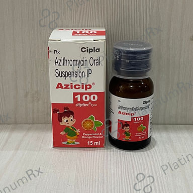 Azicip 100mg Oral Suspension 15ml
