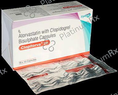 Clopitorva 20/75mg Capsule 10s