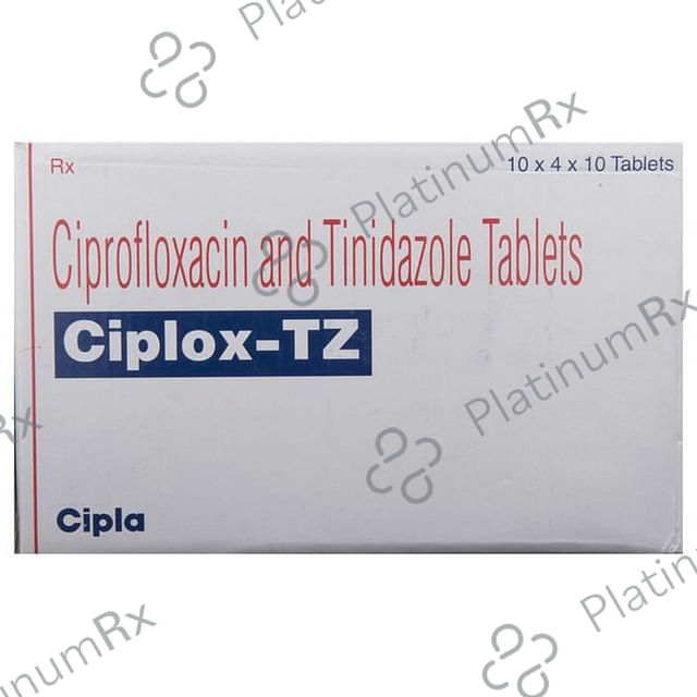 Ciplox TZ 500/600mg Tablet 10s