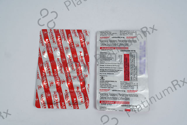 Aldigesic Cold &Flu Tablet 10s