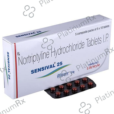 Sensival 25mg Tablet 10s