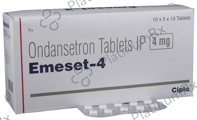 Emeset 4mg Tablet 10s