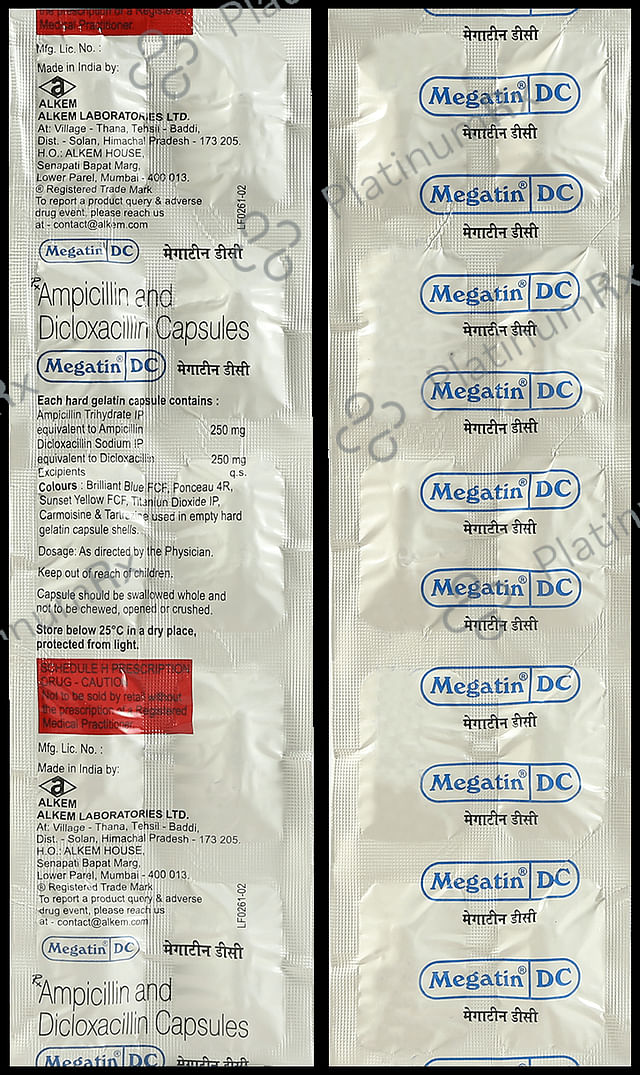 Megatin DC 250/250mg Capsule 10s