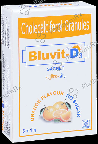 Bluvit D3 60000IU Granules 1gm