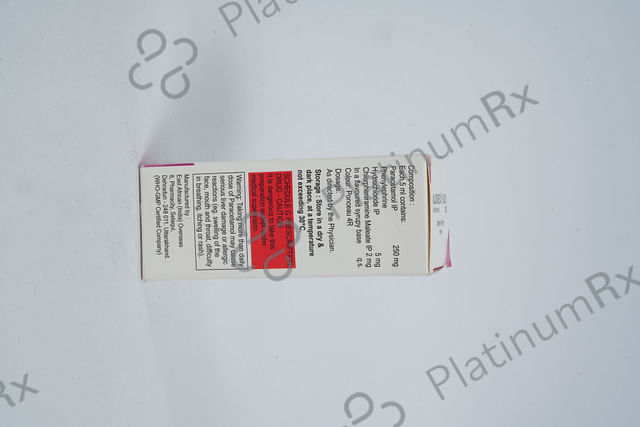Aldrex Plus Ds 2/250/5mg Syrup 60ml