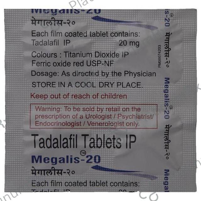 Megalis 20mg Tablet 4s