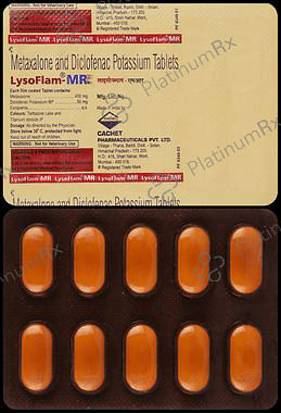 Lysoflam MR 50/400mg Tablet 10s