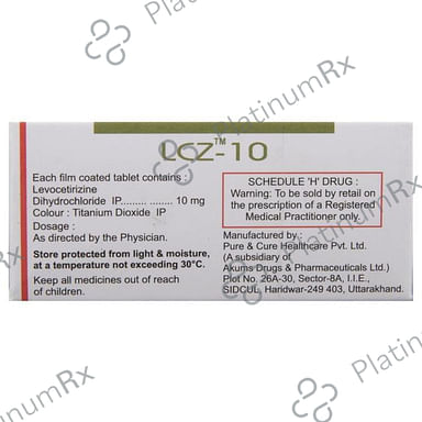 LCZ 10 Tablet