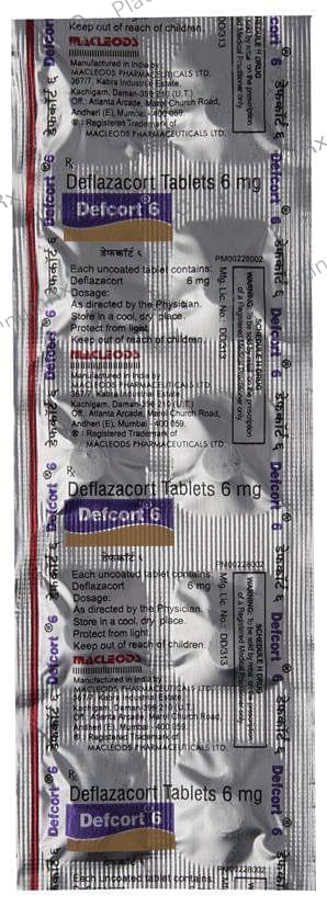 Defcort 6mg Tablet 10s