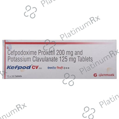 Kefpod CV 200/125mg Tablet 10s