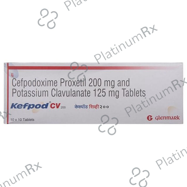 Kefpod CV 200/125mg Tablet 10s