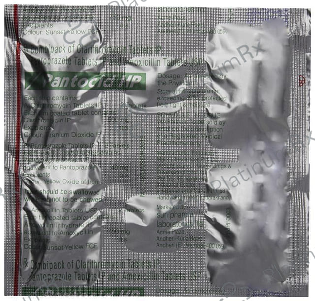 Pantocid HP 750/500/40mg Tablet Combipack 6s