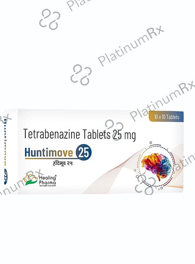 Huntimove 25mg Tablet 10s