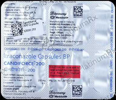 Candiforce 200mg Capsule 10s