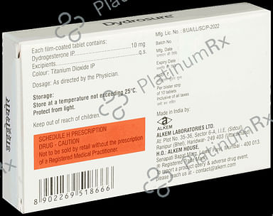 Dydrosure 10mg Tablet 10s