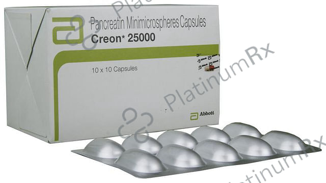 Creon 25000/300mg Capsule 10s