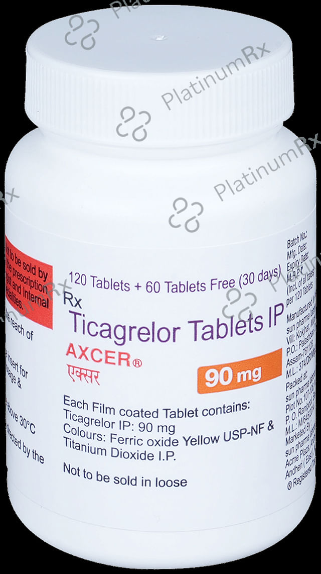 Axcer 90mg Tablet 180s